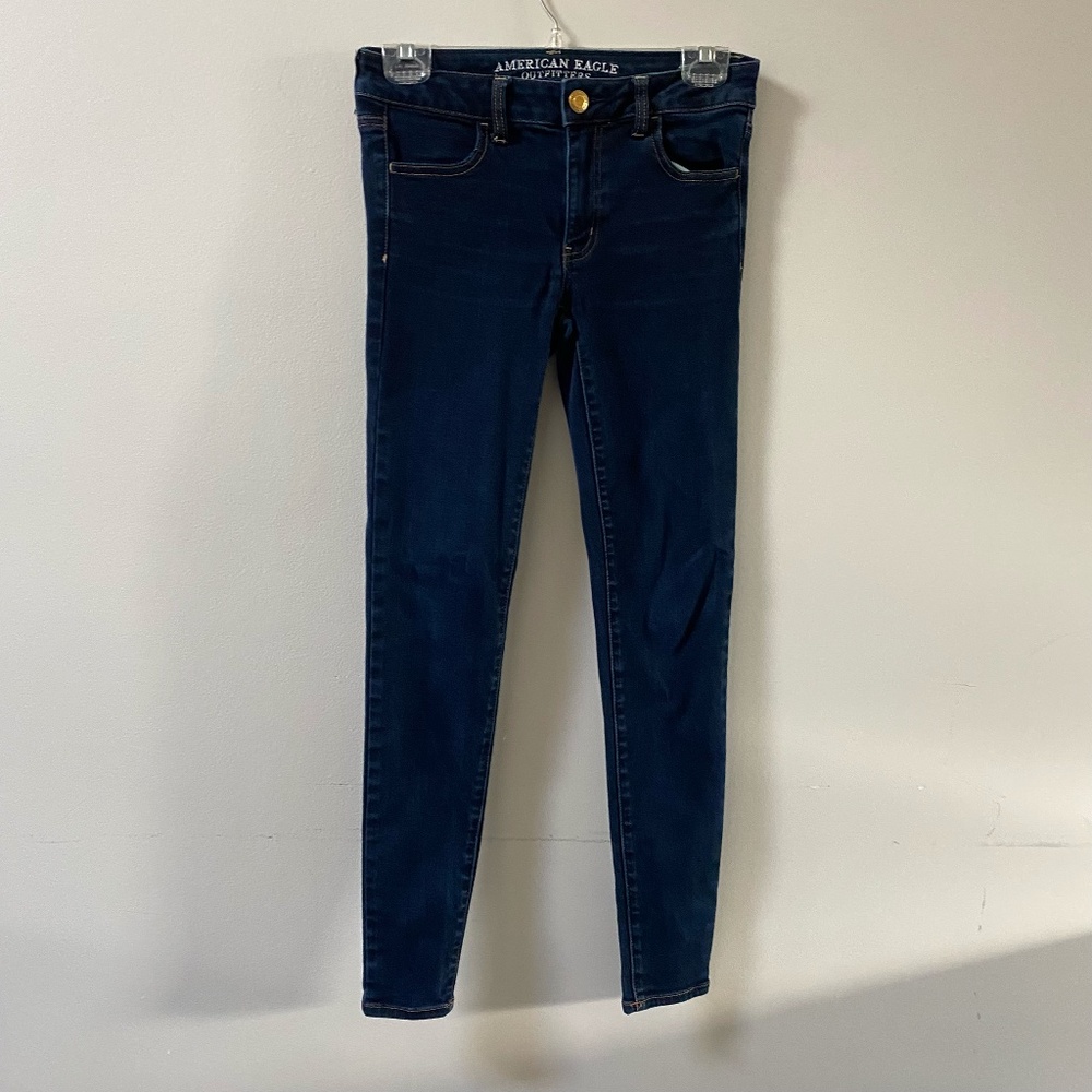American Eagle Outfitters Dark Blue Jeggings